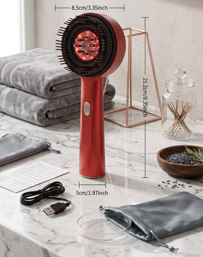 Red Light Scalp Massager & amp; Hair Growth Brush
